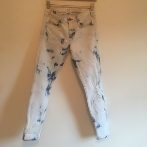 McGuire from Anthropologie Acid Wash 80s Revival Skinny Denim